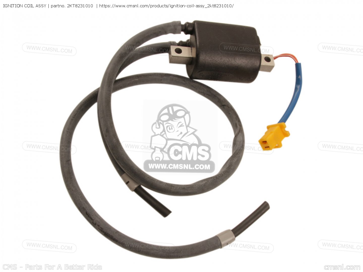 IGNITION COIL ASSY for FZ750 1987 2MG EUROPE 272MG300E1 order at CMSNL