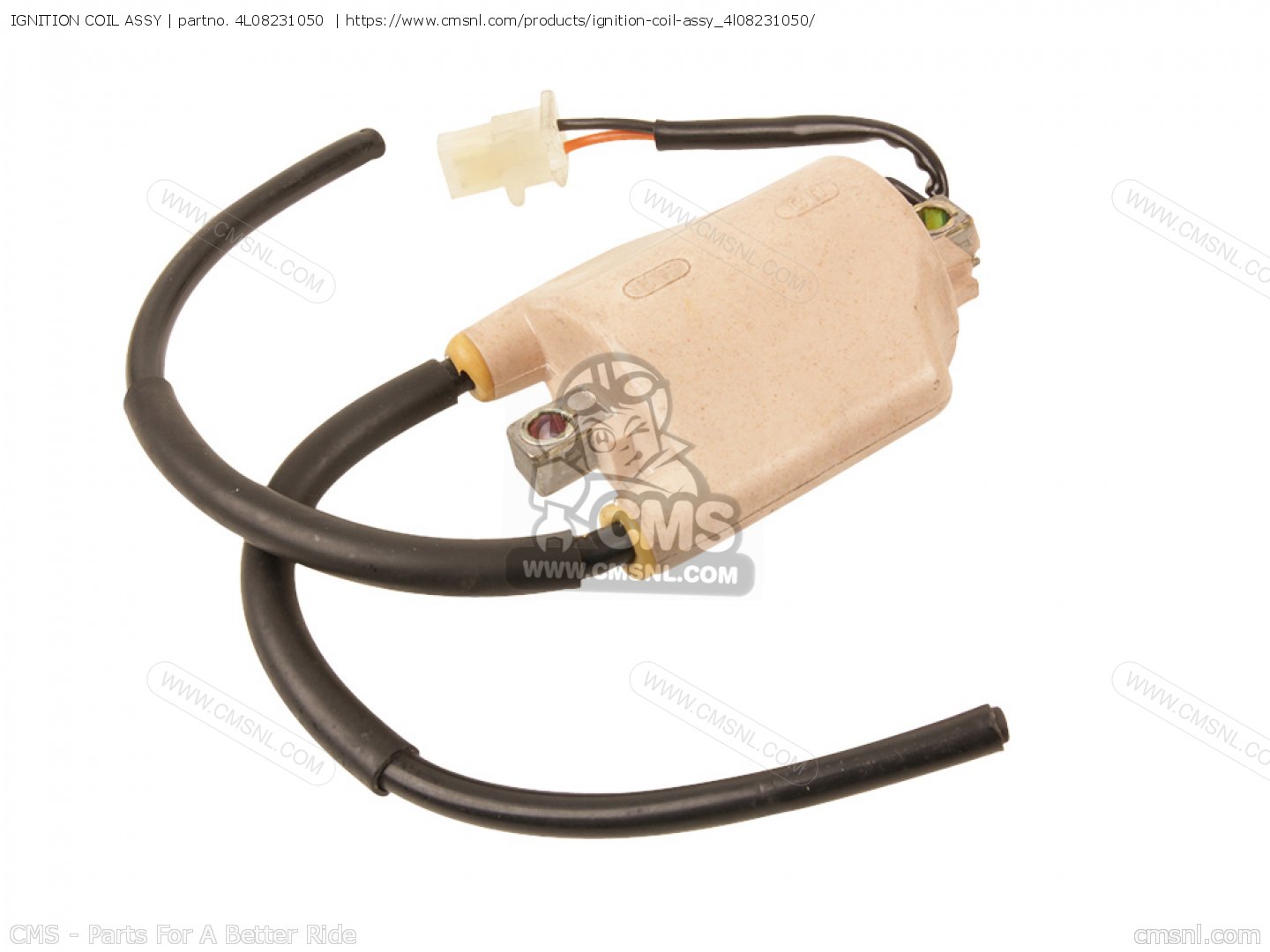 4L08231050: Ignition Coil Assy Yamaha - buy the 4L0-82310-50-00 at CMSNL