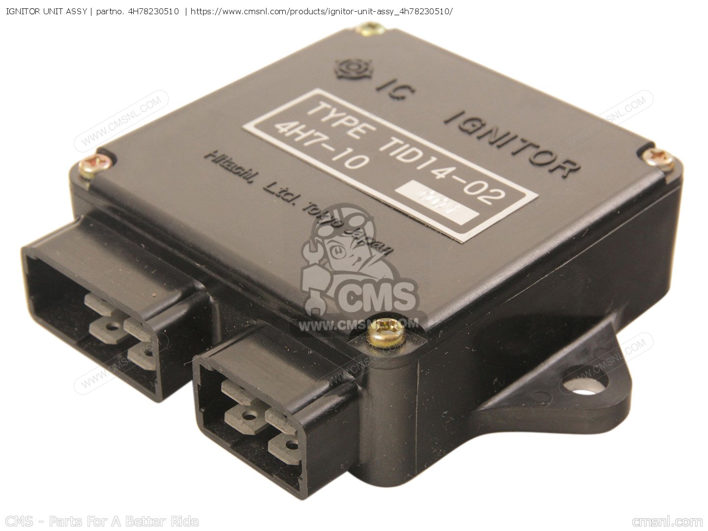 4H78230510: IGNITOR UNIT ASSY Yamaha - buy the 4H7-82305-10