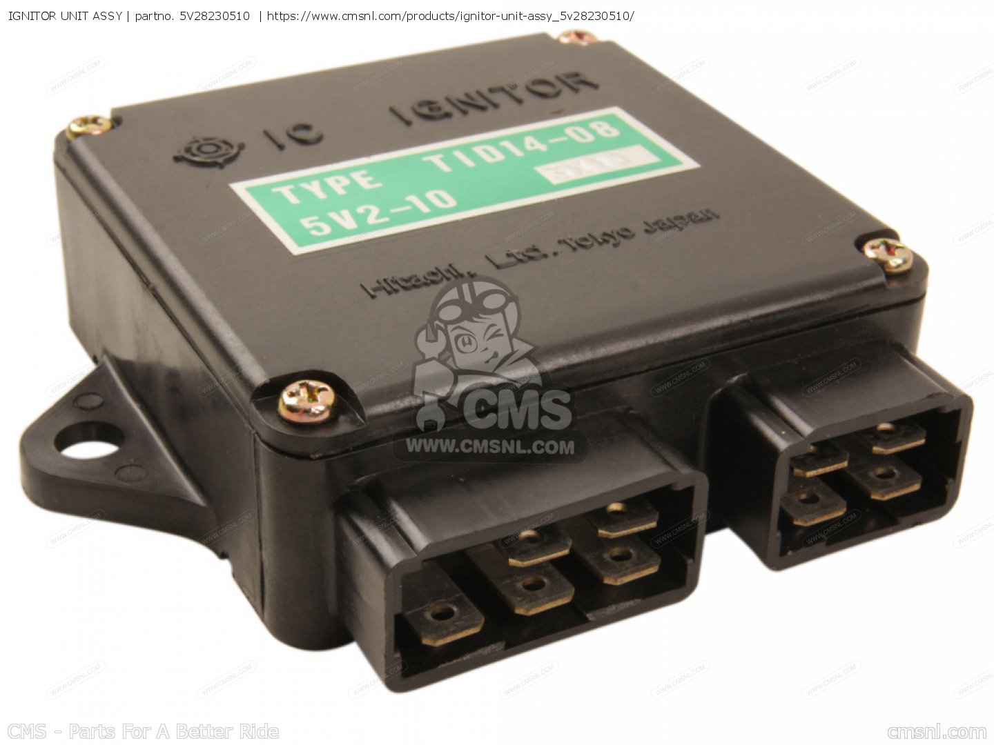 IGNITOR UNIT ASSY for XJ650 MAXIM 1981 (B) USA order at CMSNL