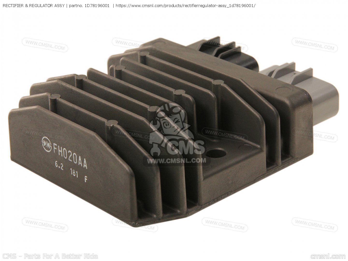 1D78196001：整流器＆レギュレータアッセンブリ Yamaha - CMSNLで1D7