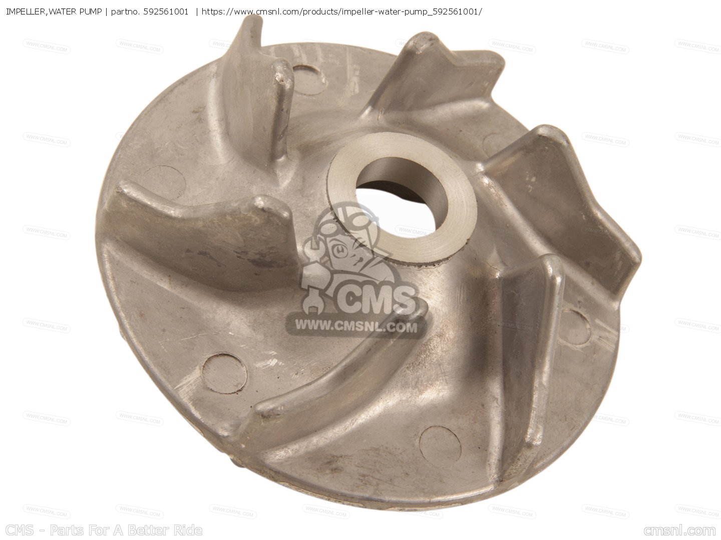 IMPELLER,WATER PUMP for ZG1300A1 Z1300 1984 EUROPE UK FR FG IT NR SD