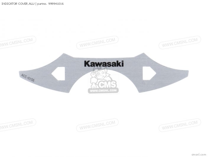 Kawasaki INDICATOR COVER,ALU 999941016