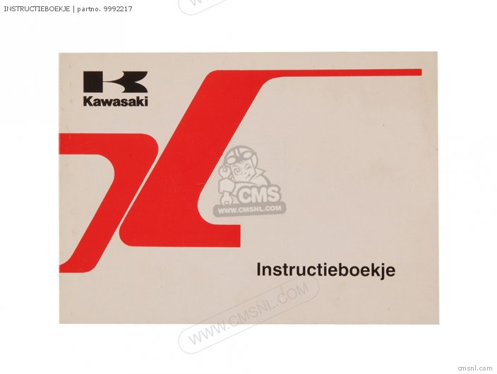 Kawasaki INSTRUCTIEBOEKJE 9992217