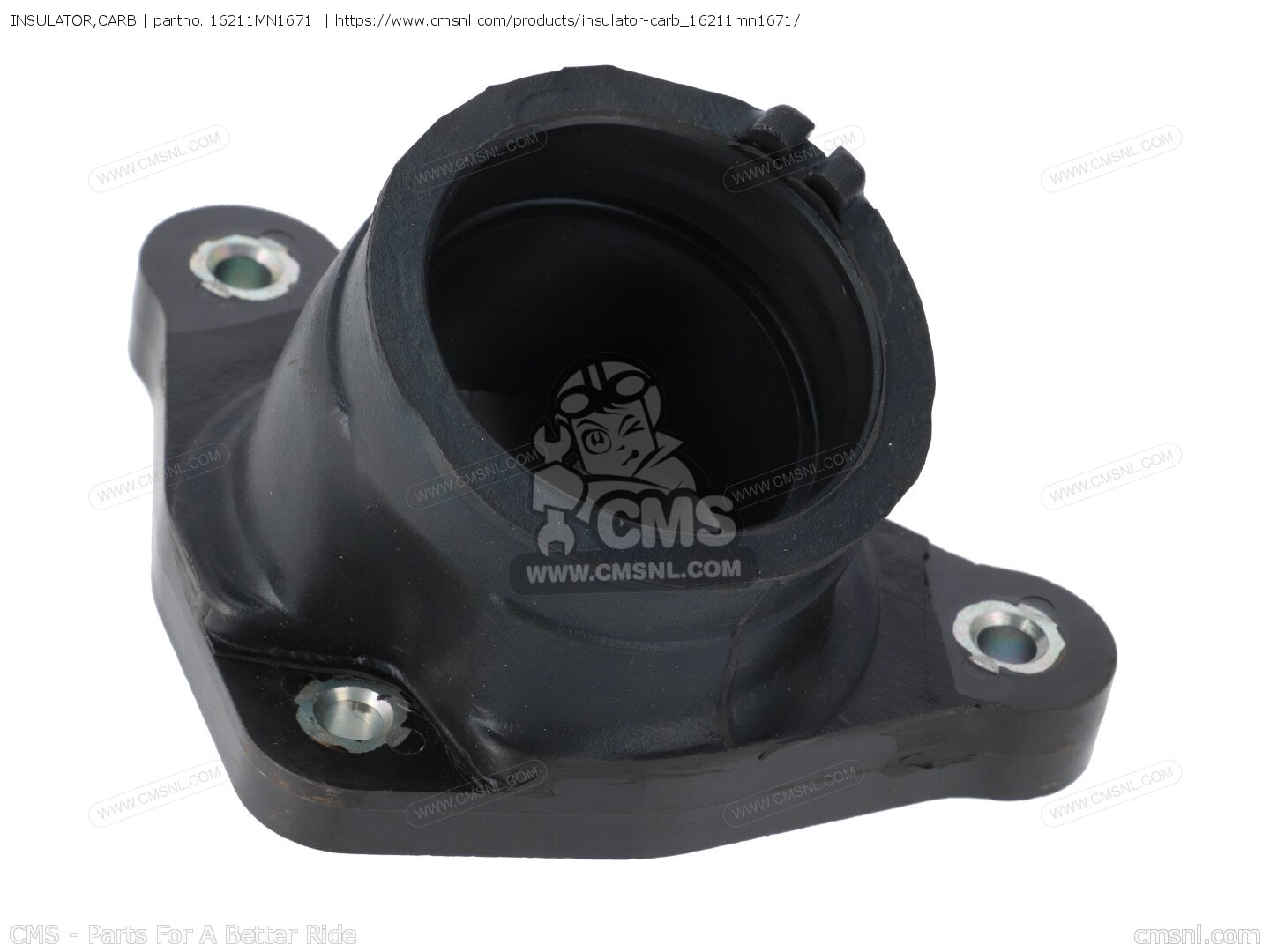 16211MN1671: Insulator,carb Honda - buy the 16211-MN1-671 at CMSNL