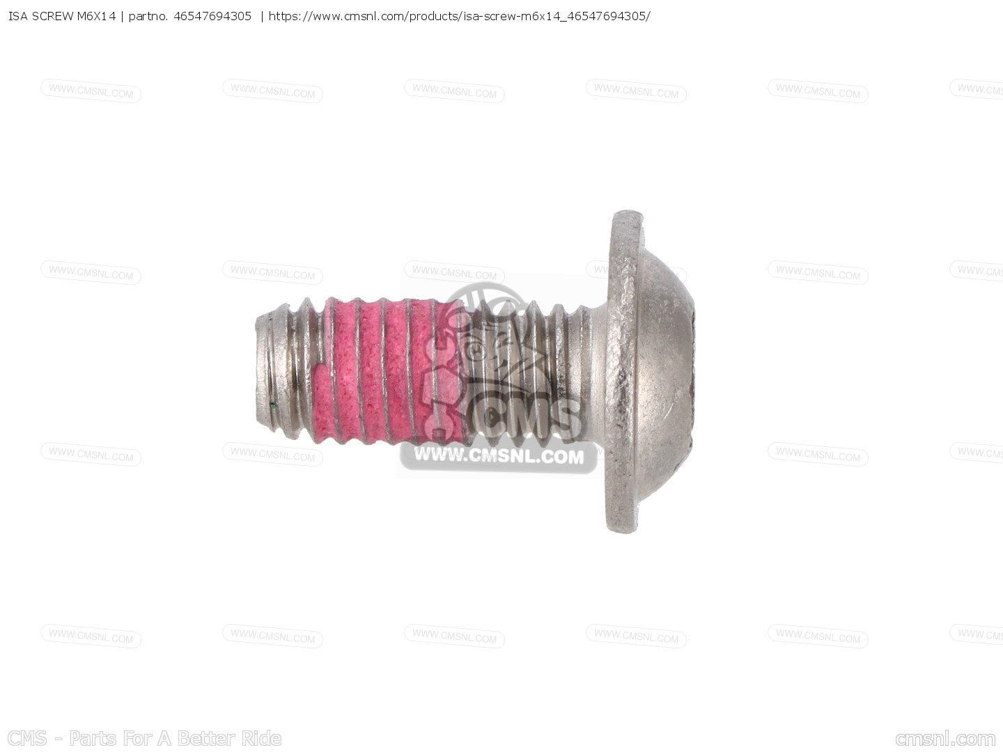 46547694305: Isa Screw M6x14 Bmw - buy the 46 54 7 694 305 at CMSNL