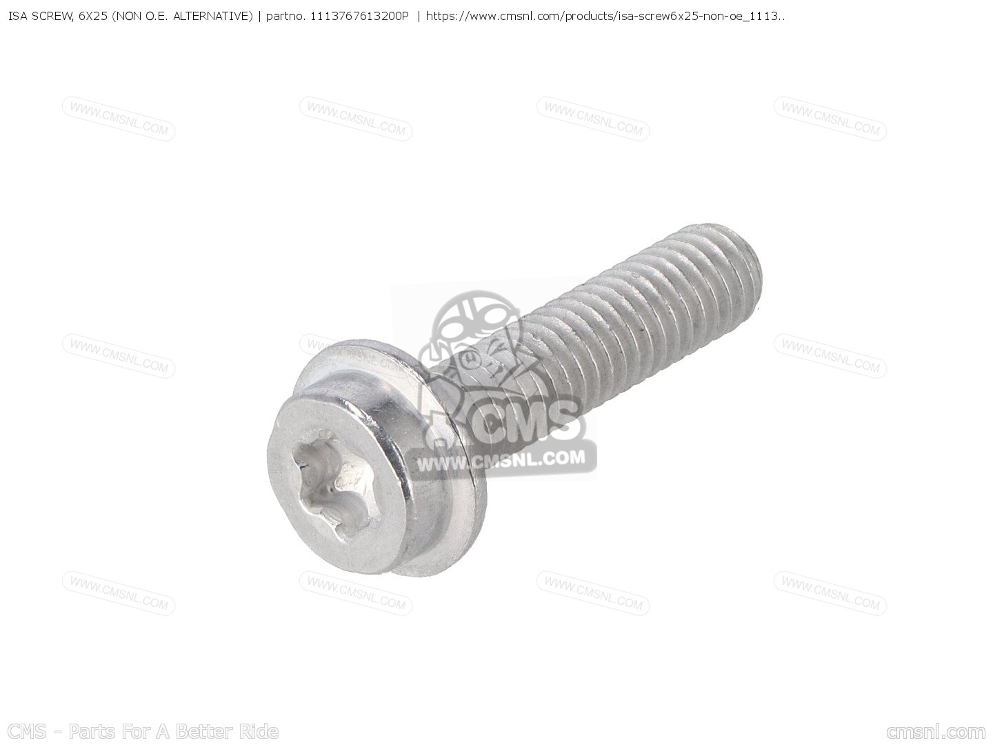 1113767613200p: Isa Screw, 6x25 (non O.e. Alternative) Alternative 