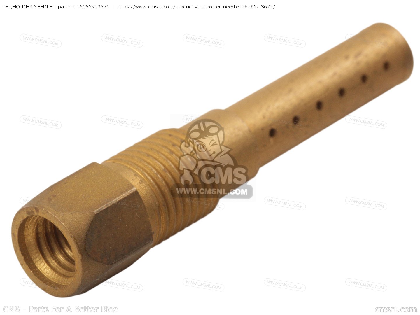 16165KL3671 Jet,holder Needle Honda buy the 16165KL3671 at CMSNL