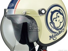 JM1A MONKEY HELMET IVORY-BLUE SIZE LARGE JM1A MONKEY HELMET IVORY-BLUE SIZE LARGE
