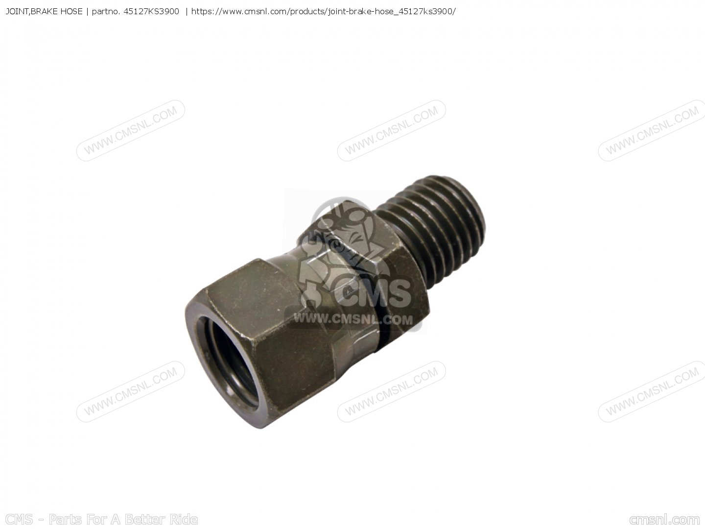 45127KS3900 Joint,brake Hose Honda buy the 45127KS3900 at CMSNL