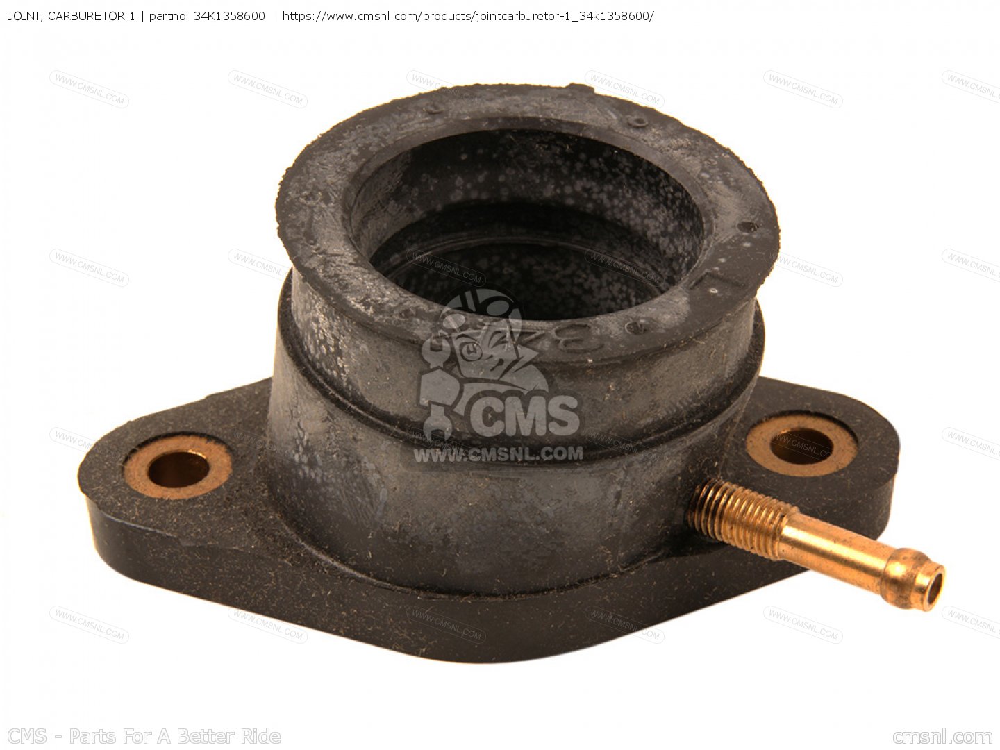 34K1358600 Joint, Carburetor 1 Yamaha buy the 34K1358600 at CMSNL
