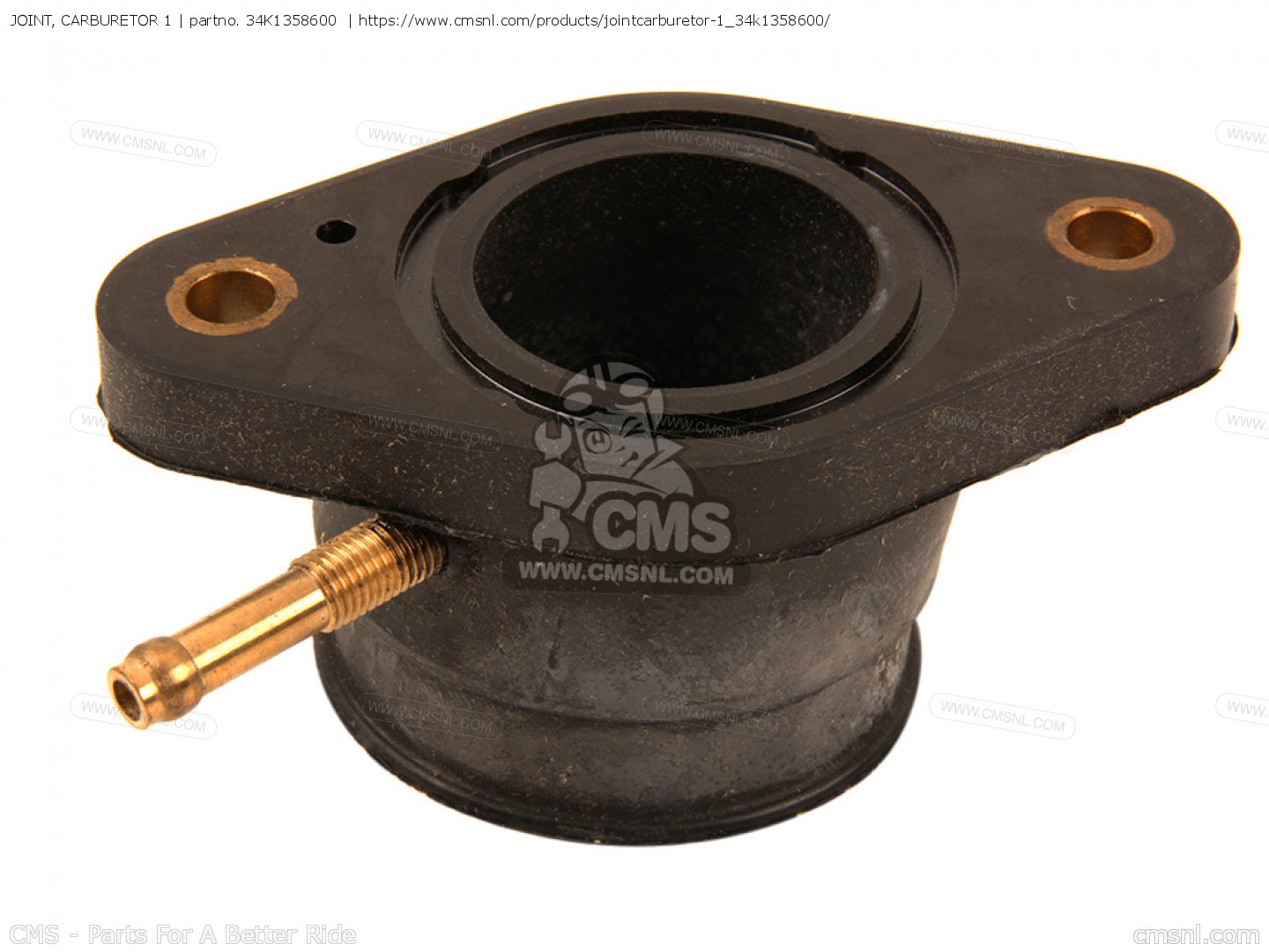 34K1358600 Joint, Carburetor 1 Yamaha buy the 34K1358600 at CMSNL