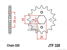 JT FRONT SPROCKET 328.13 JT FRONT SPROCKET 328.13