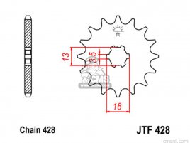 JT FRONT SPROCKET 428.12 JT FRONT SPROCKET 428.12