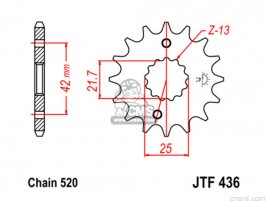 JT FRONT SPROCKET 436/565.15 JT FRONT SPROCKET 436/565.15