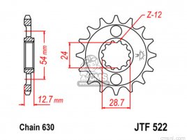 JT FRONT SPROCKET 522.14 JT FRONT SPROCKET 522.14