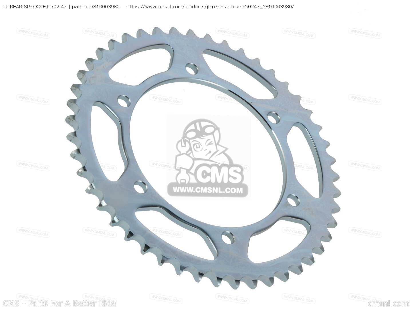 JT REAR SPROCKET 502.47 for Tsubaki - order at CMSNL