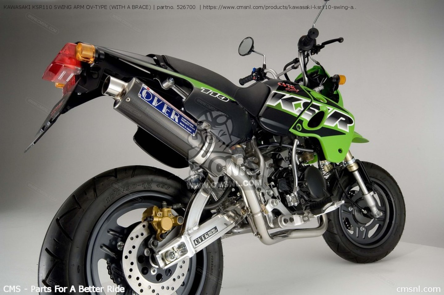 526700: KAWASAKI KSR110 SWING ARM OV-TYPE (WITH A BRACE) Over
