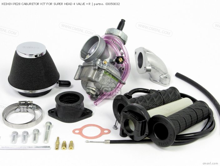 Takegawa KEIHIN PE28 CABURETOR KIT FOR SUPER HEAD 4 VALVE +R 03050032