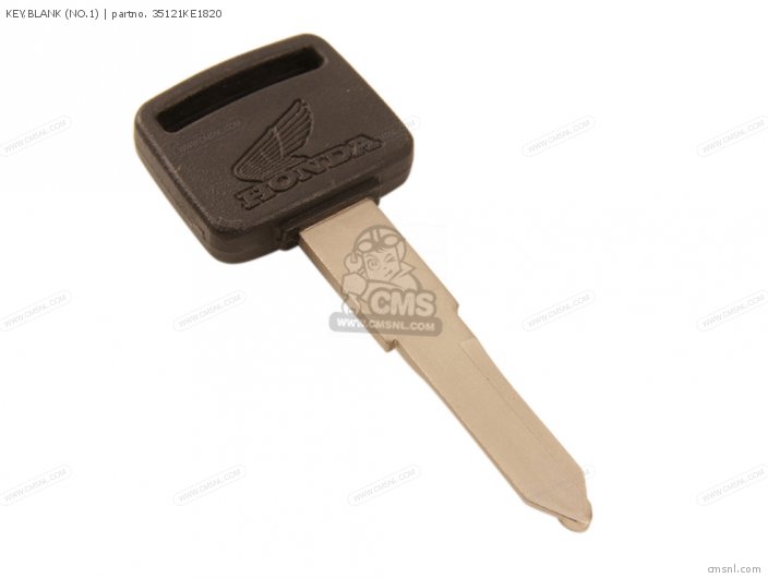 Honda KEY,BLANK (NO.1) 35121KE1820 Honda KEY,BLANK (NO.1) 35121KE1820