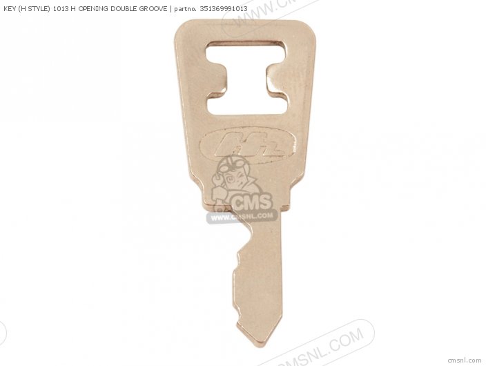 Honda KEY (H STYLE) 1013 H OPENING DOUBLE GROOVE 351369991013