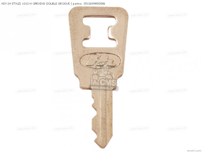 Honda KEY (H STYLE) 1013 H OPENING DOUBLE GROOVE 351369995054B