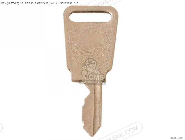 Honda KEY (H STYLE) 1013 SINGLE GROOVE 351339991013