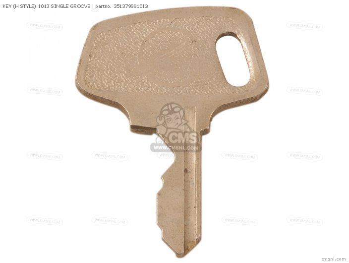 Honda KEY (H STYLE) 1013 SINGLE GROOVE 351379991013