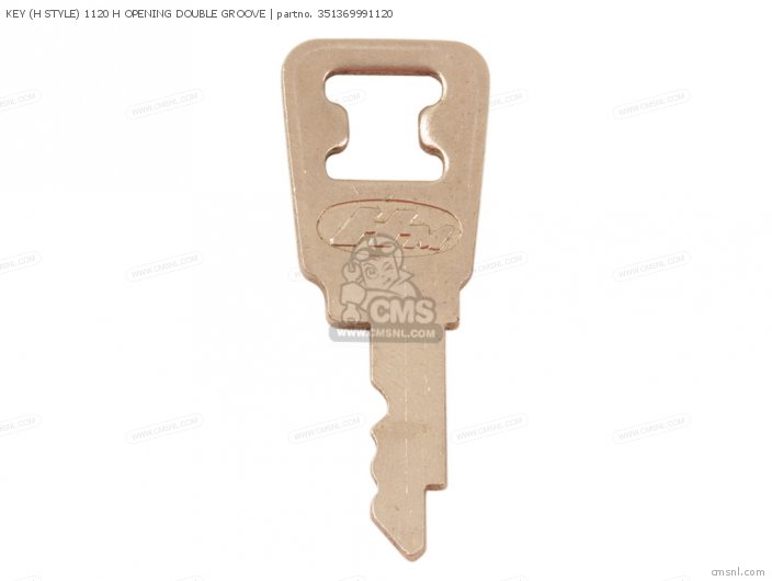 Honda KEY (H STYLE) 1120 H OPENING DOUBLE GROOVE 351369991120