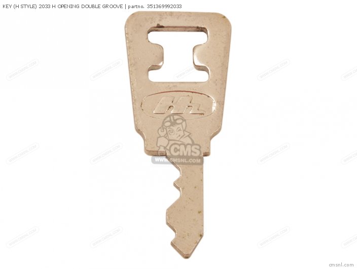 Honda KEY (H STYLE) 2033 H OPENING DOUBLE GROOVE 351369992033