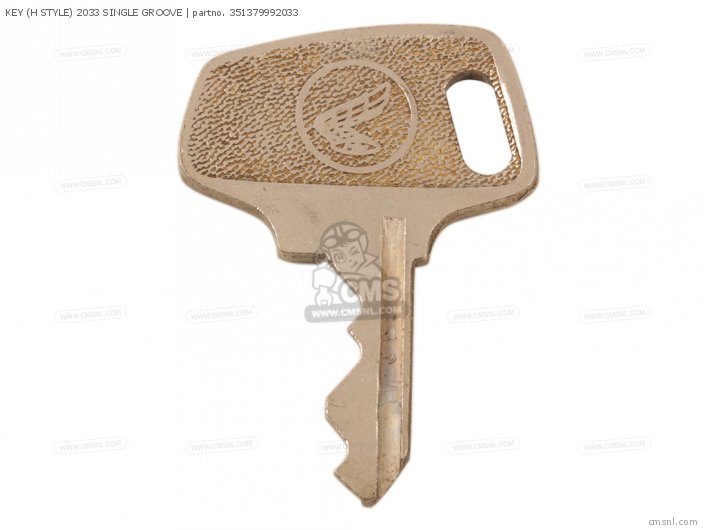 Honda KEY (H STYLE) 2033 SINGLE GROOVE 351379992033