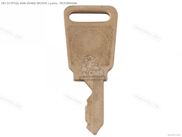 Honda KEY (H STYLE) 4046 SINGLE GROOVE 351339994046