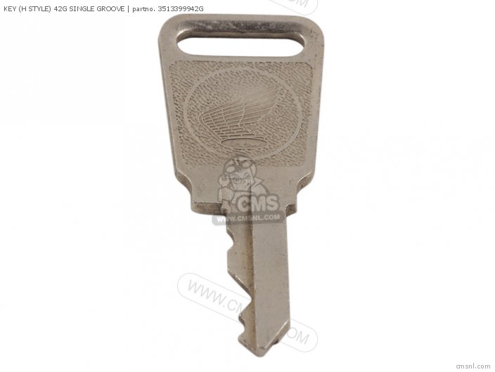 Honda KEY (H STYLE) 42G SINGLE GROOVE 3513399942G