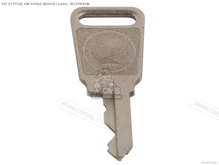 Honda KEY (H STYLE) 43B SINGLE GROOVE 3513399943B