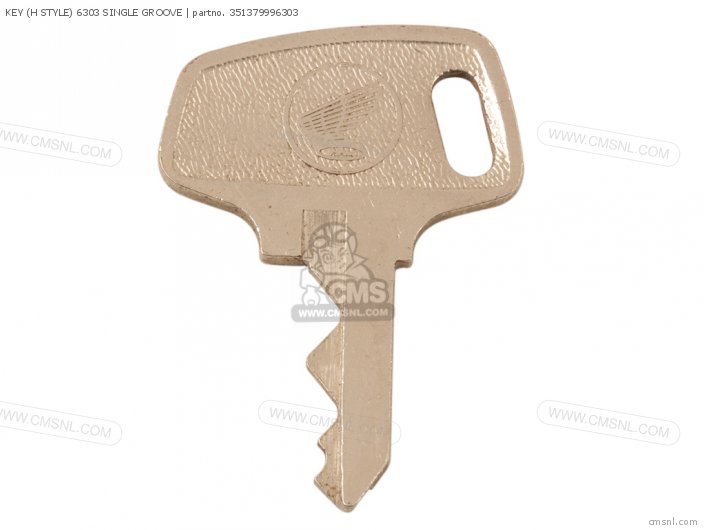 351379996303: Key (h Style) 6303 Single Groove Honda - buy the 