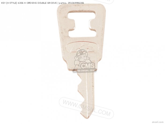 Honda KEY (H STYLE) 6306 H OPENING DOUBLE GROOVE 351369996306