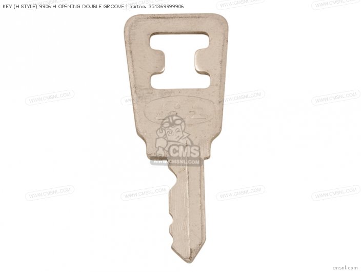 Honda KEY (H STYLE) 9906 H OPENING DOUBLE GROOVE 351369999906