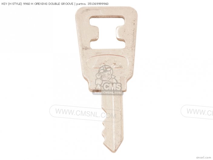 Honda KEY (H STYLE) 9960 H OPENING DOUBLE GROOVE 351369999960