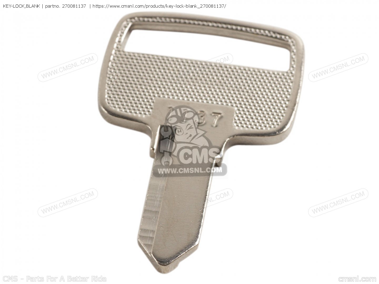 270081137 Keylock,blank Kawasaki buy the 270081137 at CMSNL