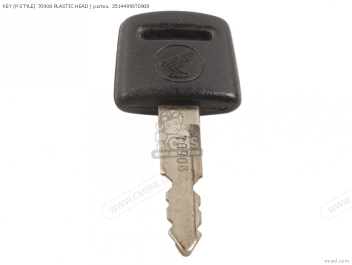 Honda KEY (P STYLE) 70908 PLASTIC HEAD 3514499970908