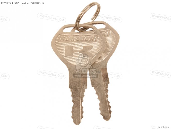 2700806457 Key Set, 757 Kawasaki buy the 2700806457 at CMSNL