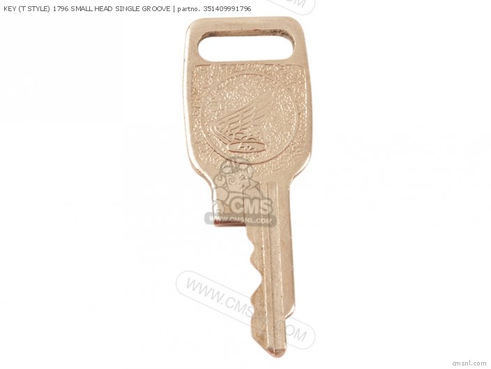 Honda KEY (T STYLE) 1796 SMALL HEAD SINGLE GROOVE 351409991796