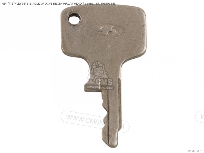 Honda KEY (T STYLE) 5346 SINGLE GROOVE RECTANGULAR HEAD 351399995346