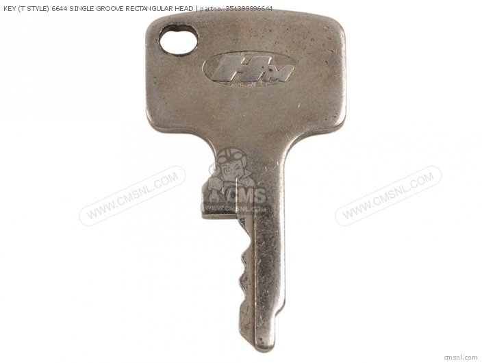 Honda KEY (T STYLE) 6644 SINGLE GROOVE RECTANGULAR HEAD 351399996644