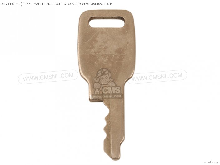 Honda KEY (T STYLE) 6644 SMALL HEAD SINGLE GROOVE 351409996644