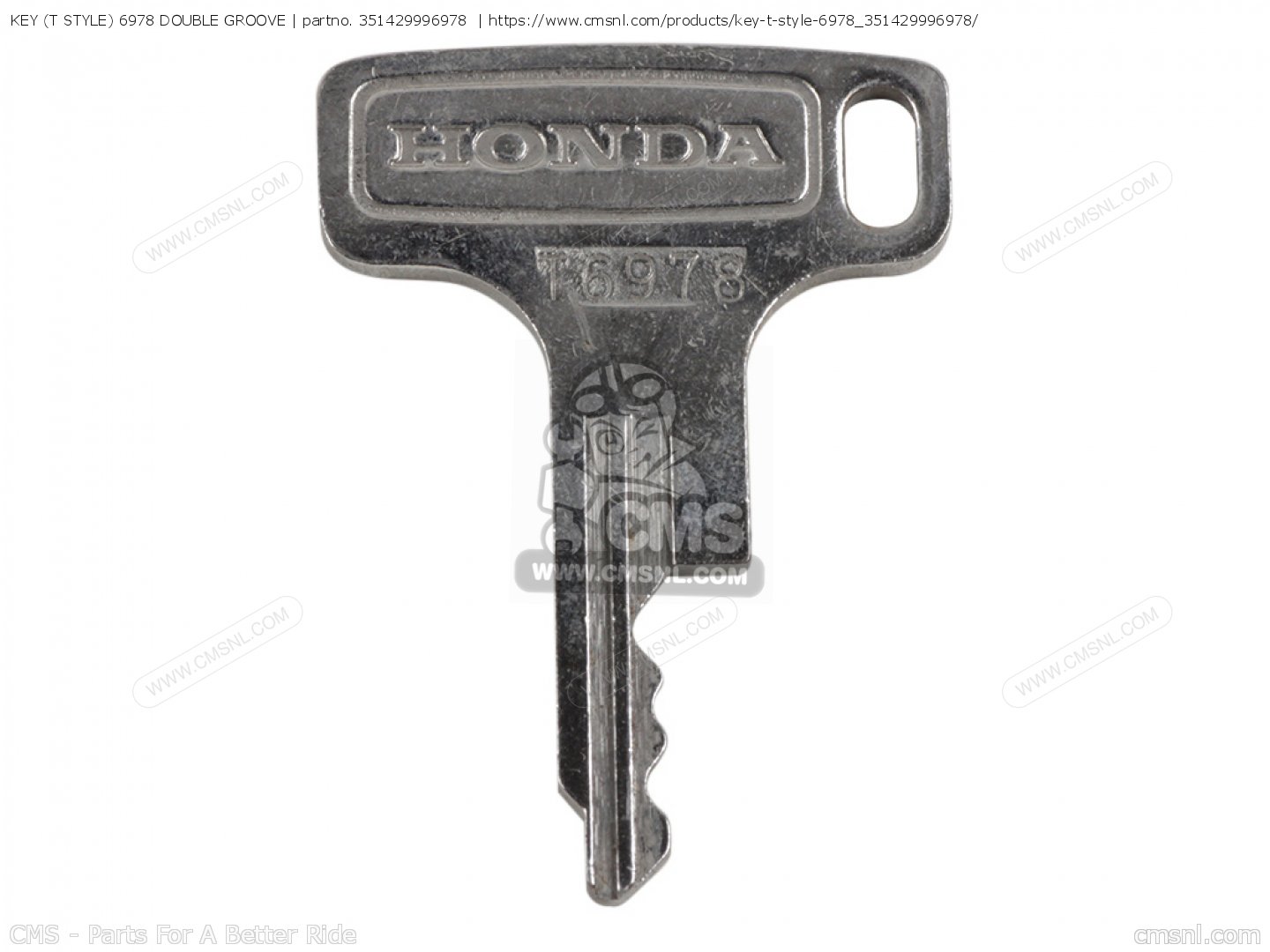 351429996978: KEY (T STYLE) 6978 DOUBLE GROOVE Honda - buy the 35142 ...