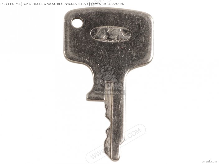 Honda KEY (T STYLE) 7346 SINGLE GROOVE RECTANGULAR HEAD 351399997346