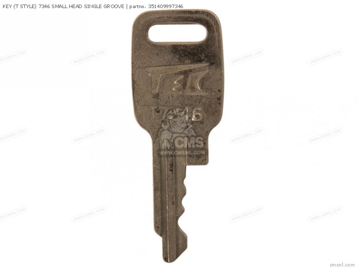 Honda KEY (T STYLE) 7346 SMALL HEAD SINGLE GROOVE 351409997346