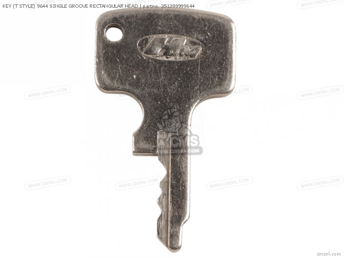 Honda KEY (T STYLE) 9644 SINGLE GROOVE RECTANGULAR HEAD 351399999644