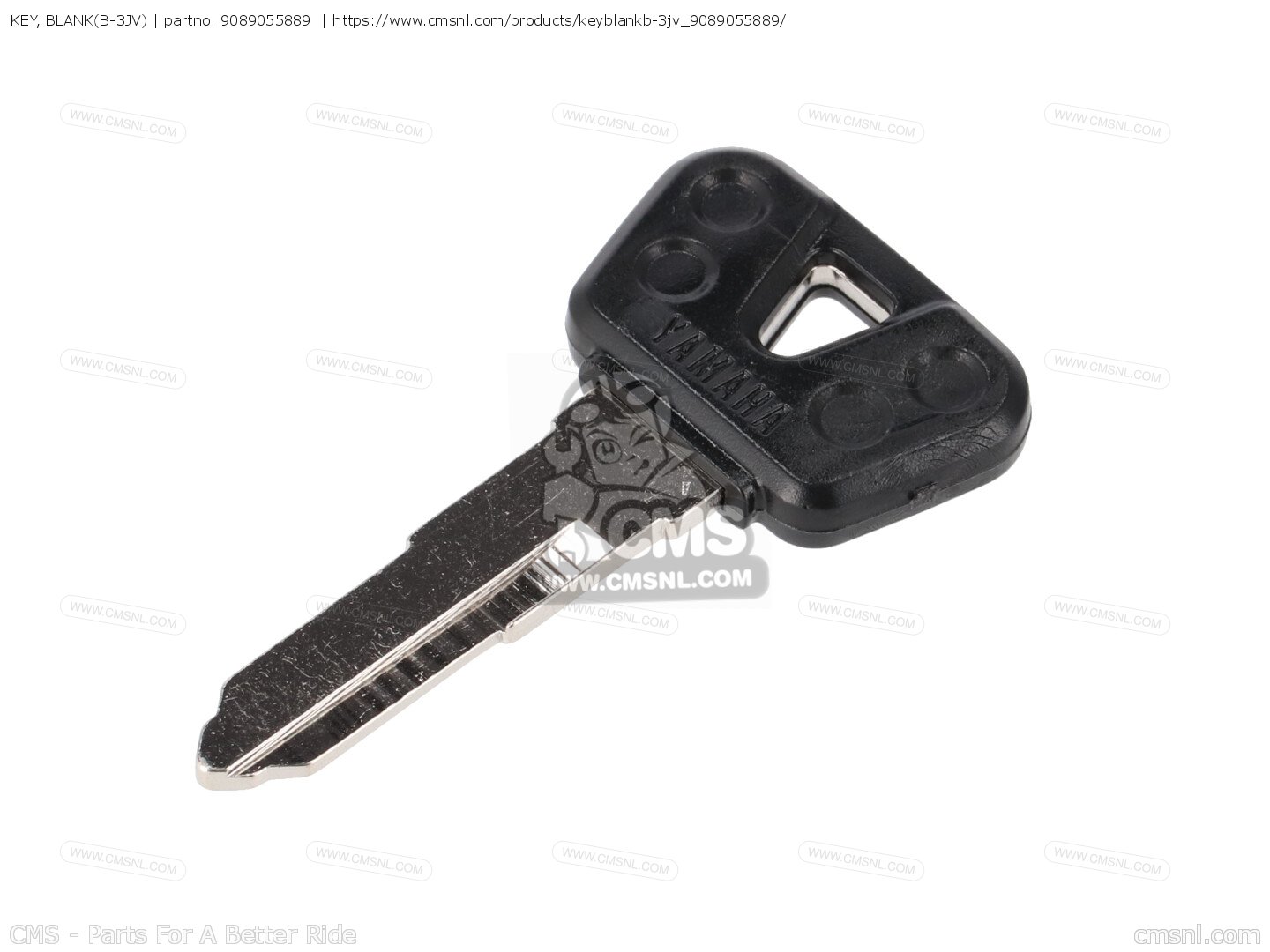 Rev. B Key 9089055889: Key, Blank(b-3jv) Yamaha - buy the 90890-55889-00 at CMSNL